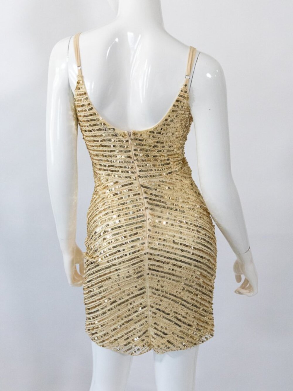 Verte Gold Dress - Picture 5 of 7